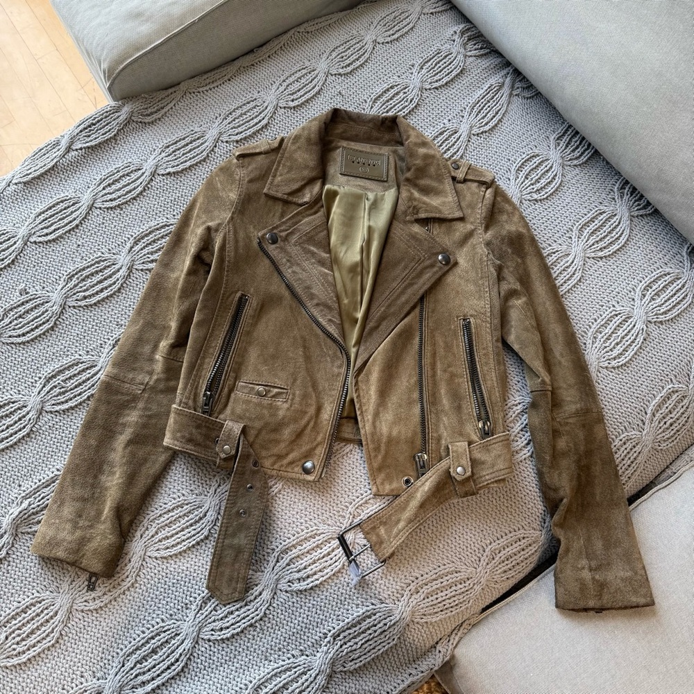Blank NYC Suede Moto Jacket